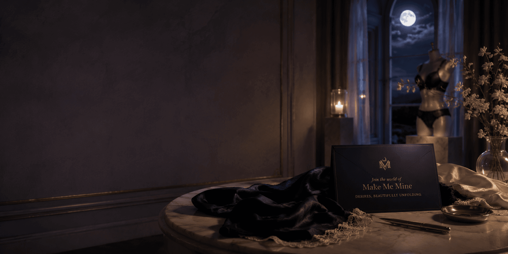 Soft editorial still for newsletter sign-up.