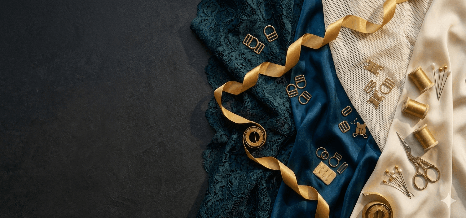 Materials and trims — craftsmanship behind curation.